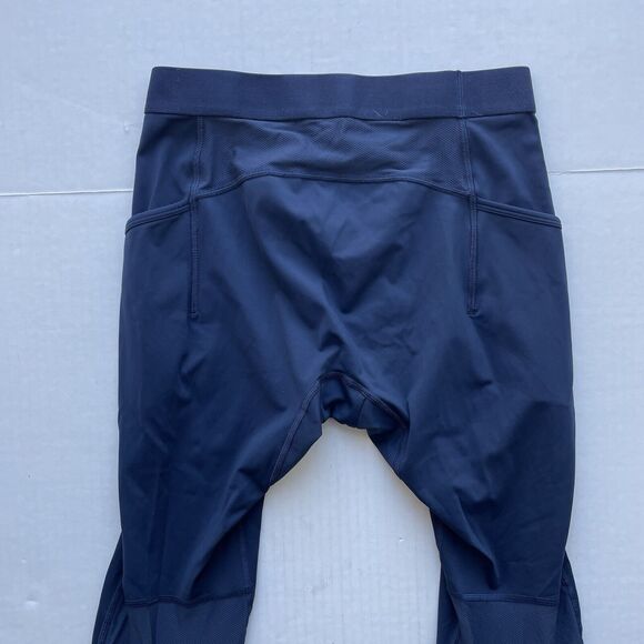 Lululemon Mens Surge Light Tight Side Pocket Reflective Lightweight Tight M Navy - Picture 4 of 10